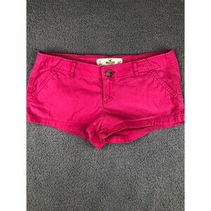 Hollister short shorts hot pink size 5